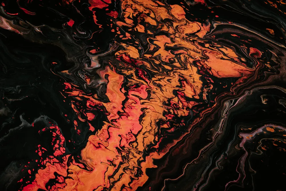 Some glowing sludge.